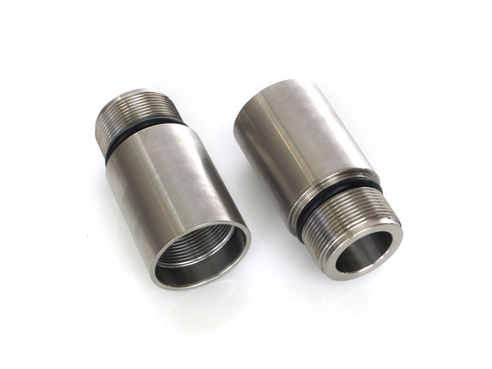 39mm Fork Tube 2in. Extension Kit – Stainless Steel. Fits Dyna 1991-2005, FXR 1987-1994 & Most Sportster 1987-2021