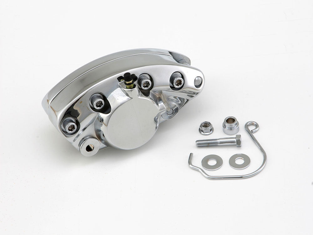 Front Brake Caliper – Chrome. Fits Big Twin 1972-1984.
