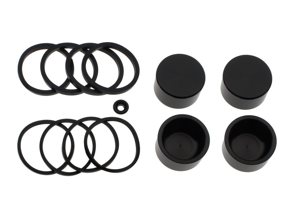 Front or Rear Caliper Rebuild Kit with Pistons & Seals – Brembo Caliper. Sold Per Caliper. Fits Touring 2008up & V-Rod 2006-2017