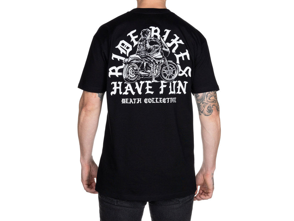 Death Collective Have Fun T-Shirt – Black. Large