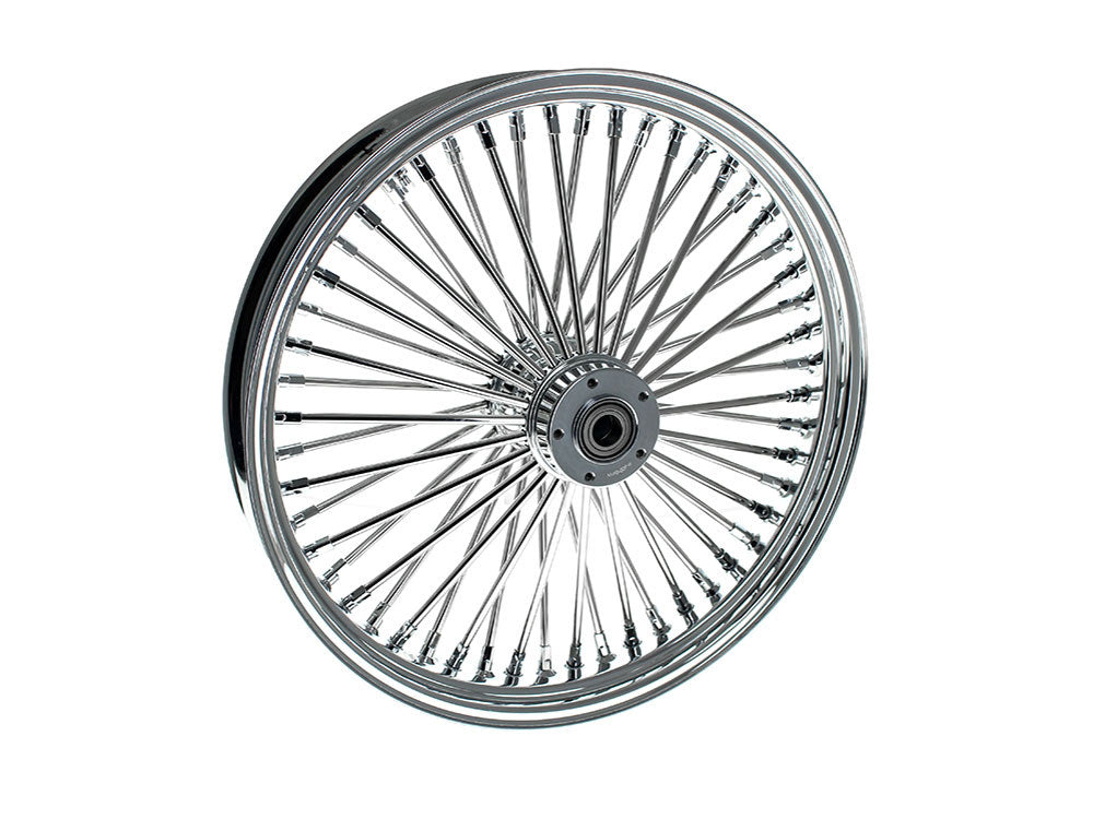 21in. x 3.5in. Mammoth Fat Spoke Front Wheel – Chrome. Fits Touring 2008up