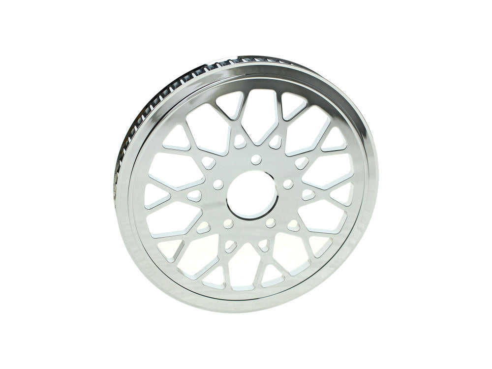 70T Tooth x 1-1/8in. Wide Mesh Pulley – Chrome.