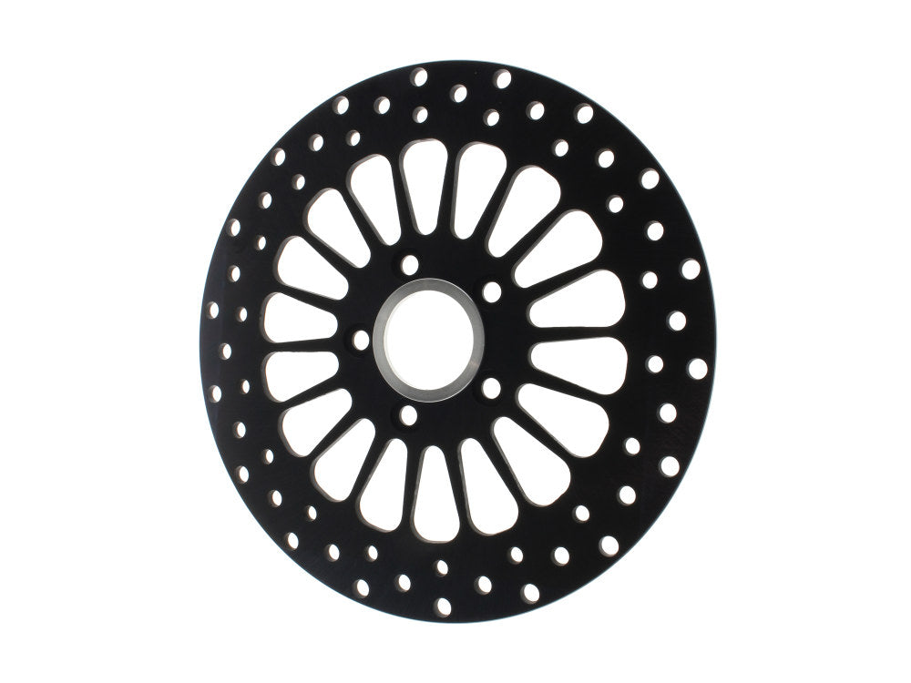 11.5in. Rear Super Spoke SS2 Disc Rotor – Black. Fits Big Twin 2000up & Sportster 2000-2010