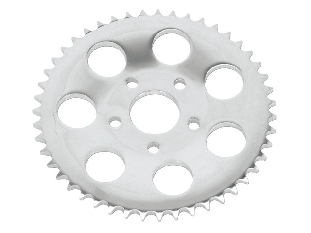 51 Tooth Rear Chain Sprocket with 13mm Offset – Chrome. Fits FXR 1980-1985.
