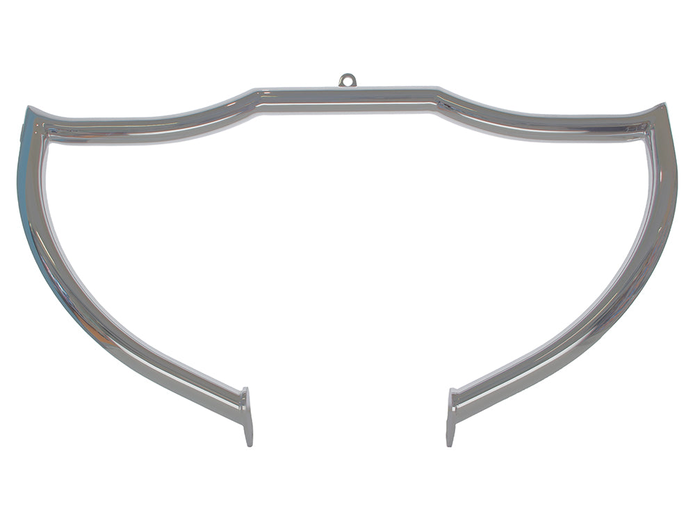 Shield Front Crashbar – Chrome. Fits Touring 1997-2023.