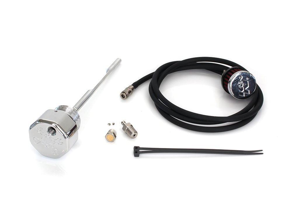 Vented Dipstick – Polished. Fits Touring 2017up.