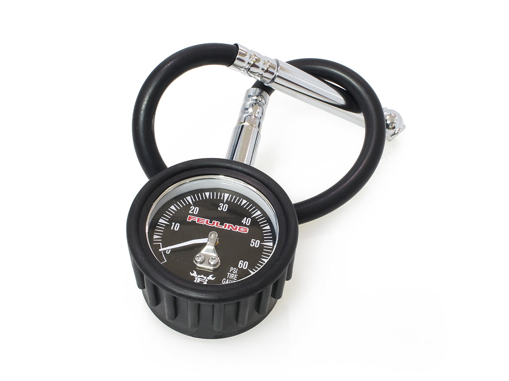 Tyre Pressure Gauge – 0-60 PSI Read Out. Black Face, Analog
