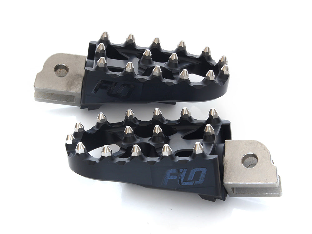V2 MX Footpegs – Black. Fits Softail 2018up Front Rider