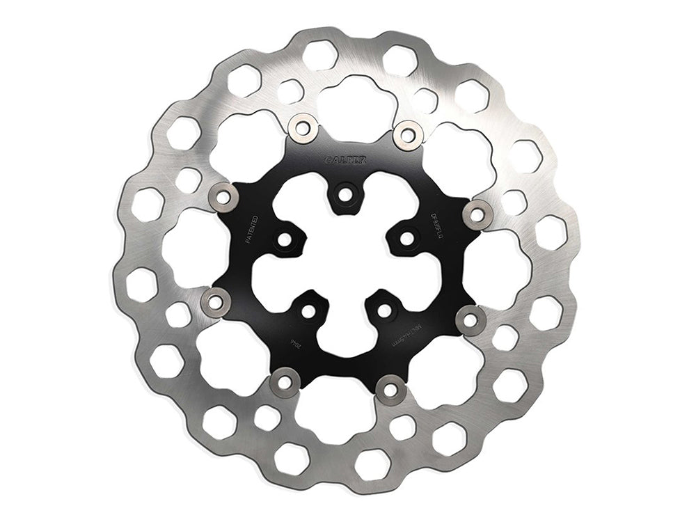 11.8in. Front Cubiq Floating Disc Rotor – Black. Fits Dyna 2006-2017, Softail 2015up, Sportster 2014-2021 & Some Touring 2008-2023