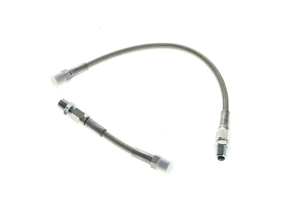 Rocker Oil Line Kit – Stainless Steel. Fits Big Twin 1966-1984