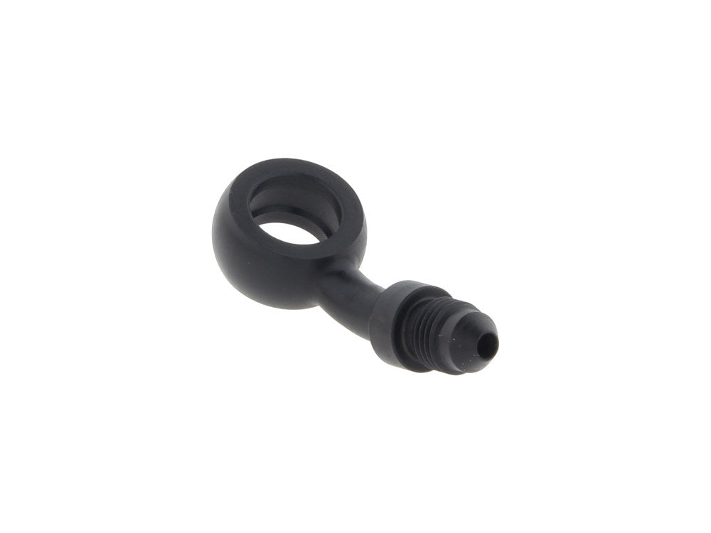Black True 12mm ID, 20 Degree Banjo – Male #3 End.