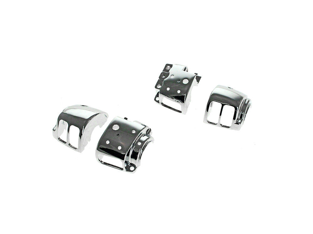 Switch Housing – Chrome. Fits Softail 1996-2010, Dyna 1996-2011, Road King 1996-2013, V-Rod 2002-2013 & Sportster 1996-2013.