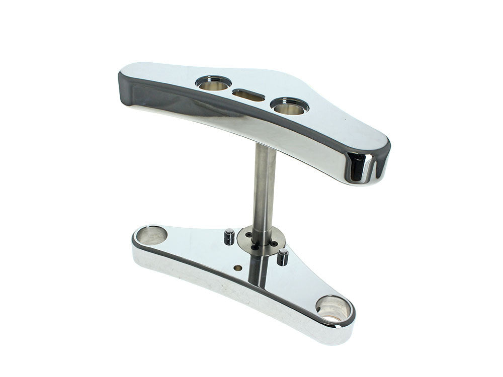 3 Degree Raked 39mm Wide Glide Conversion Triple Tree Kit – Chrome. Fits Sportster 1988-2003, FXR 1988-1994 & Dyna 1991-2005.