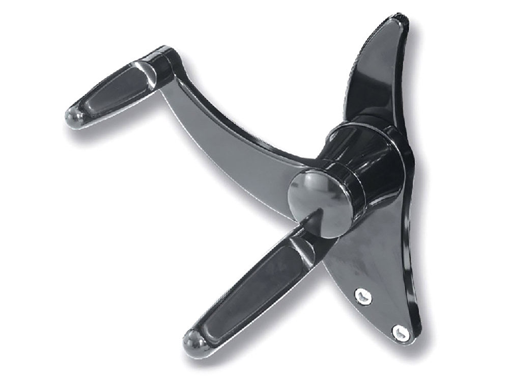2.5in. Extended Length Forward Controls with Folding Rubber Inlay Pegs β Black. Fits Touring 2014up including Trikes.