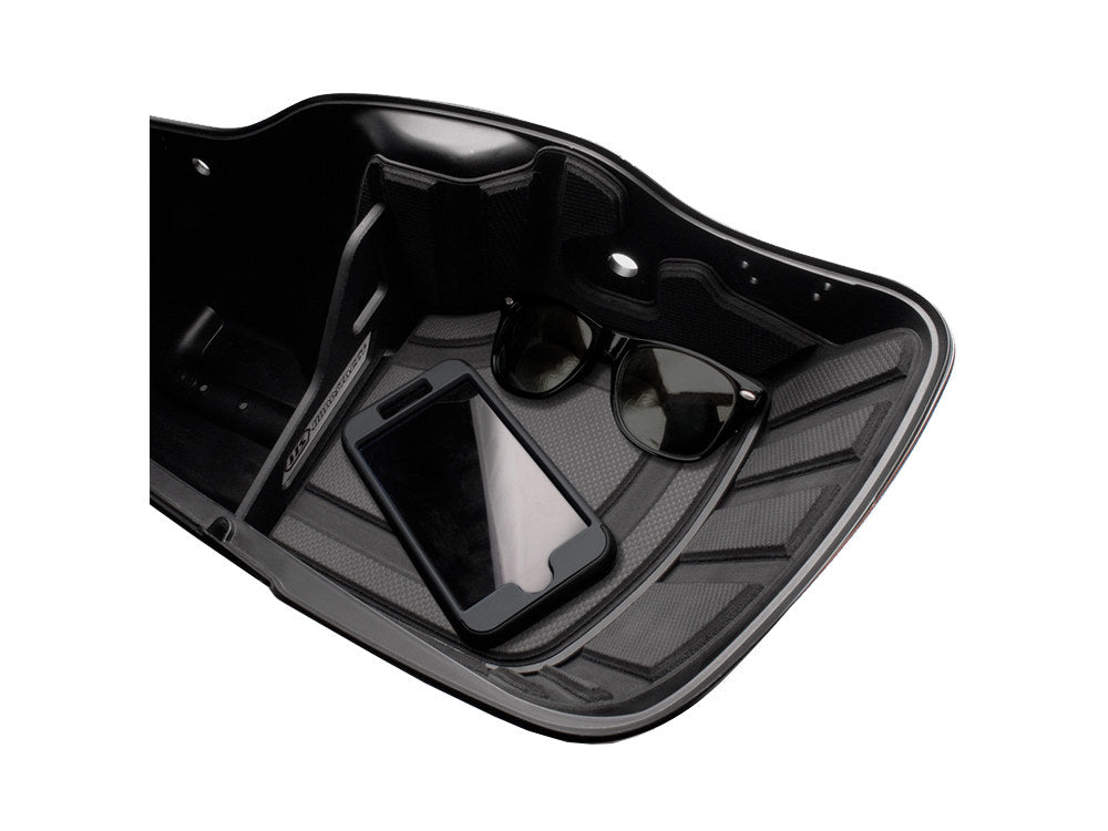 Ryt-There Saddle Bag Shelf – Charcoal. Fits Touring 2005-2013 Left & Right Bags.