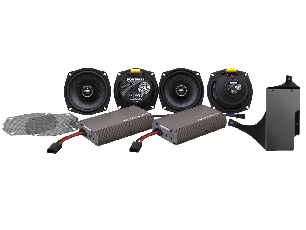Hogtunes XL, 450 Watt Amp x 4 Speaker Kit. Fits Ultra Classic 1998-2013 & Tri Glide Ultra 2009-2013