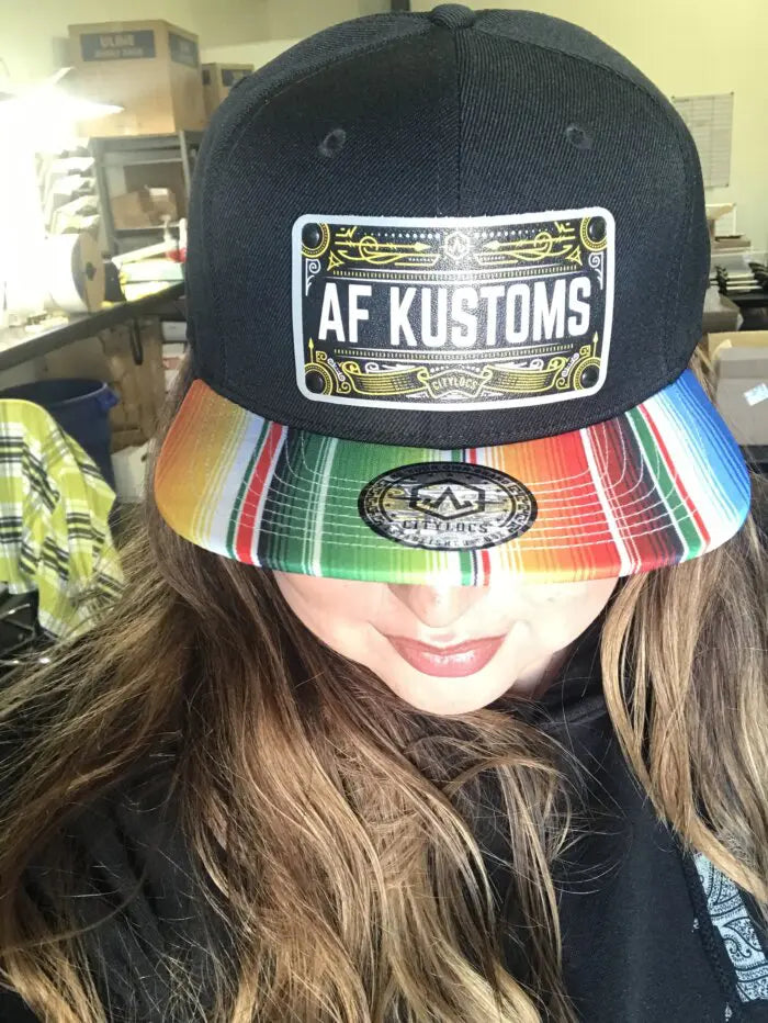 AF Kustoms Flat Bill Snapback quantity