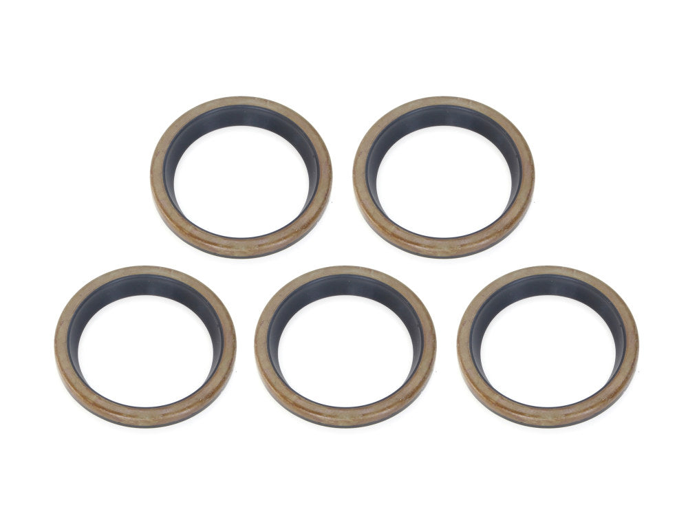 Transmission Main Drive Gear End Seal – Pack of 5. Fits 4Spd Big Twin 1966-1986.
