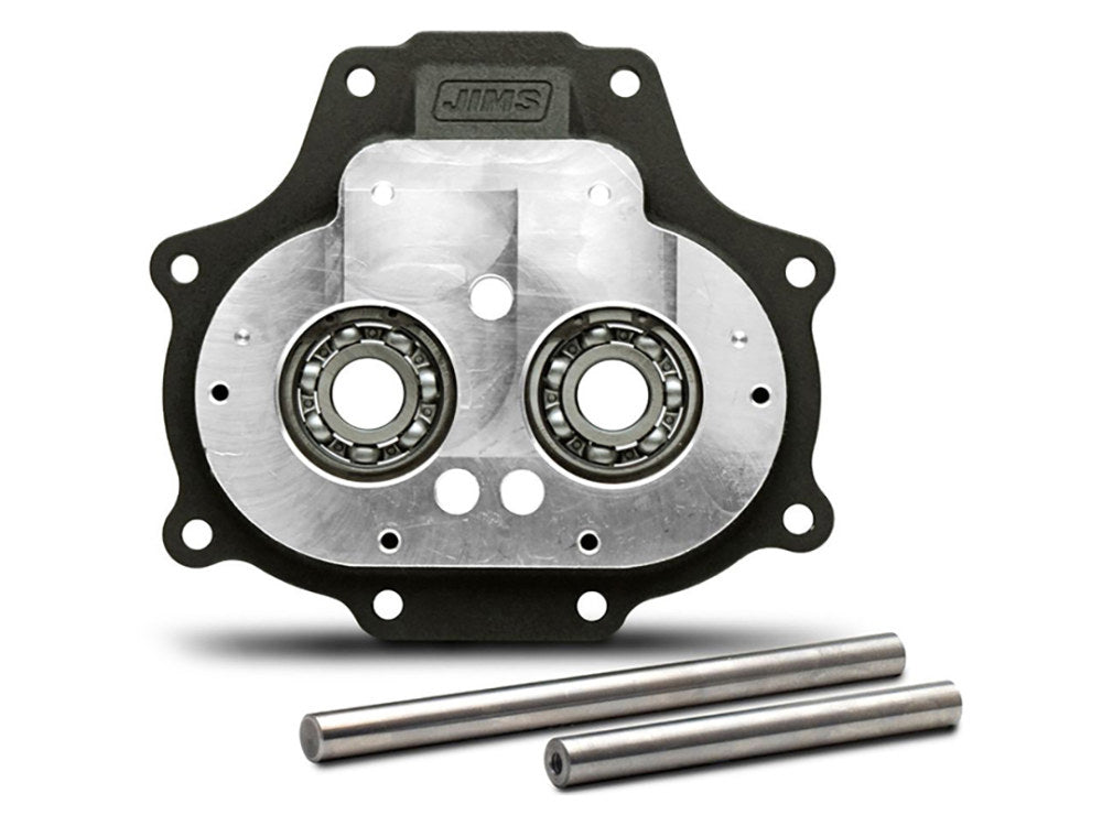 Trapdoor with Wide Bearing Upgrade – Black. Fits Big Twin 2007up with OEM 6 Speed Transmission.
