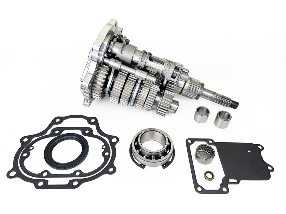 Fat 6Spd Super Gear Tranmission Cassette – Polished Trapdoor. Fits Softail 2007-2017, Dyna 2006-2017 & Touring 2007-2016