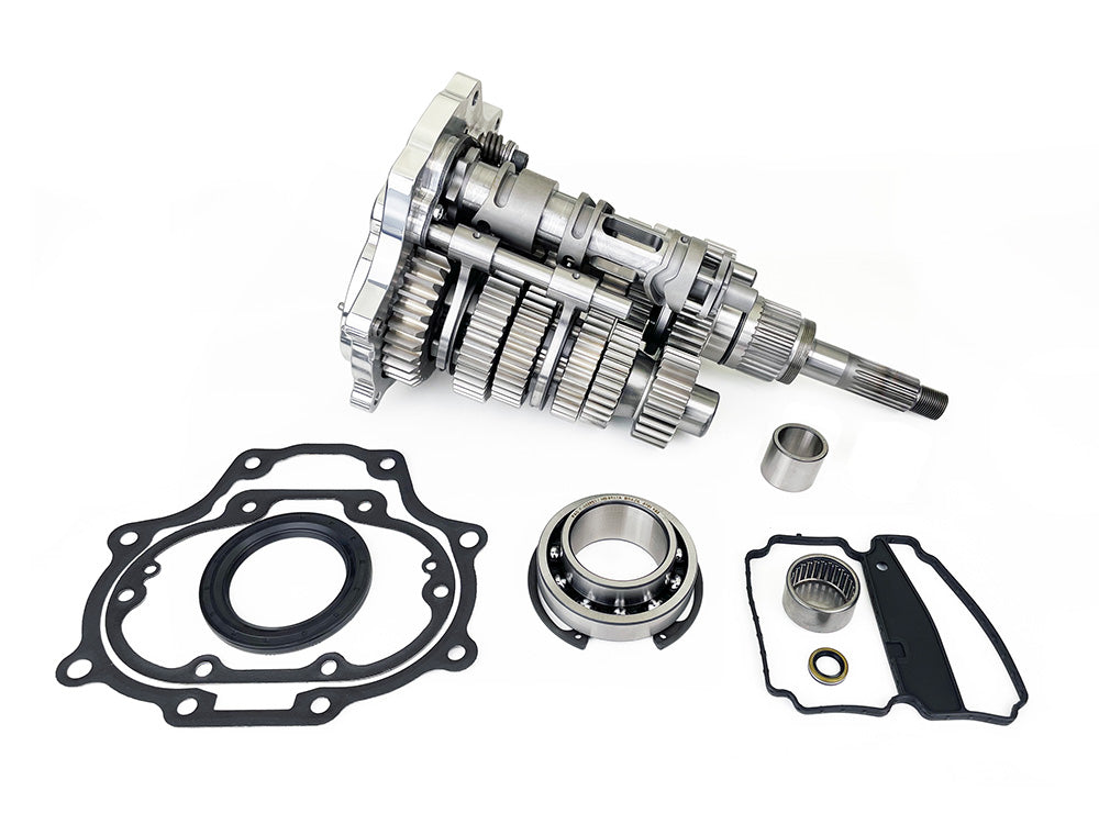 Fat 6Spd Super Gear Tranmission Cassette – Polished Trapdoor. Fits Softail 2018-2024 & Touring 2017-2023