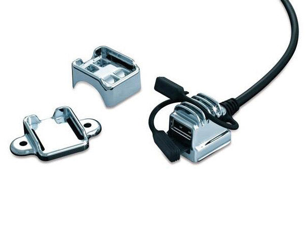 USB Power Source – Chrome.