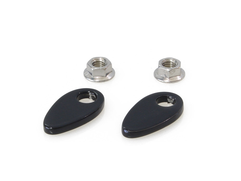 Kellermann Turn Signal Block Off Strut Plates – Black.
