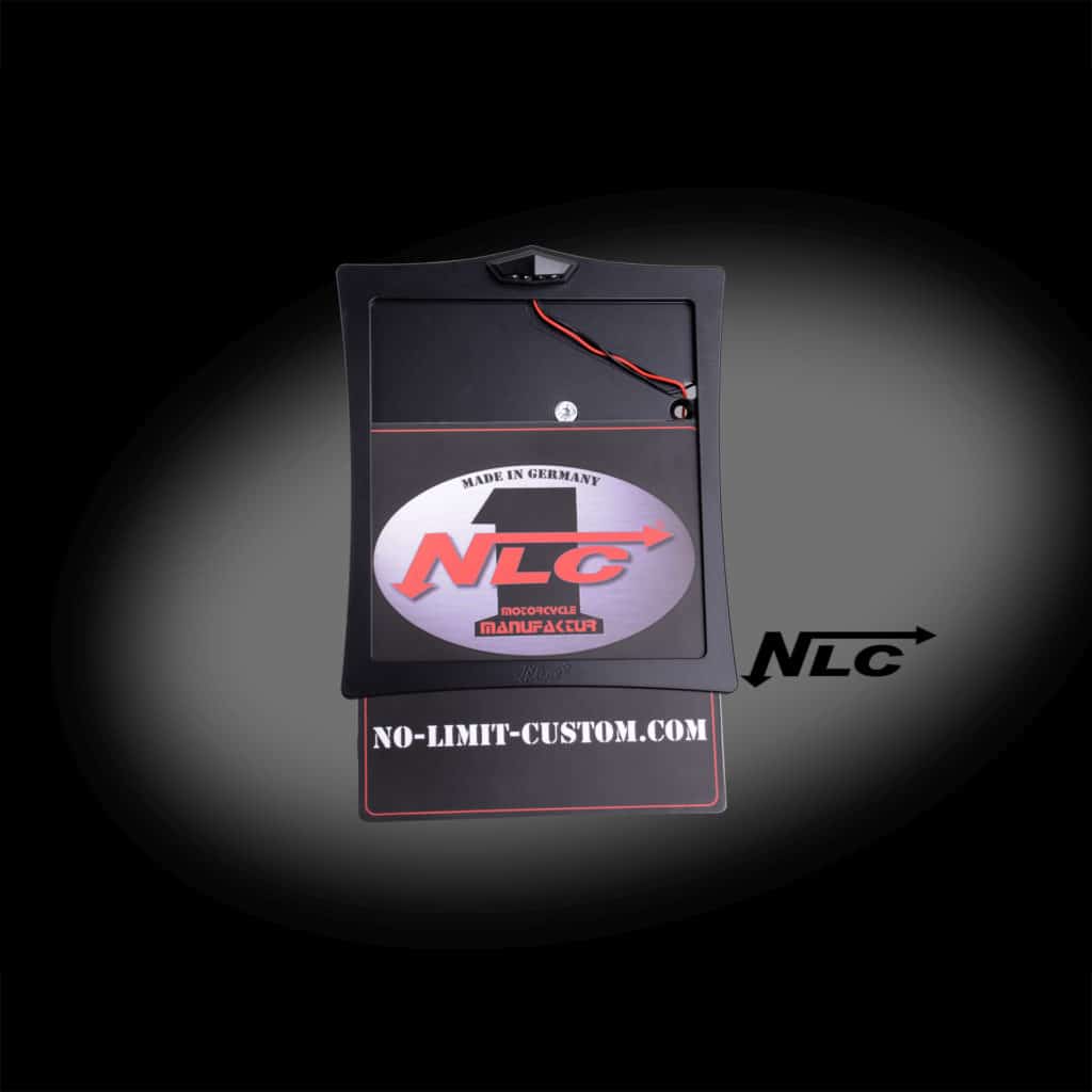 Side license plate holder for Softail M8 Original Swingarm year 2018-