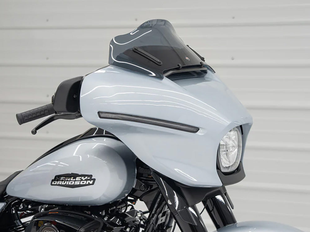 8in. Flare Windshield – Dark Smoke. Fits CVO Street Glide 2023up & Street Glide 2024up