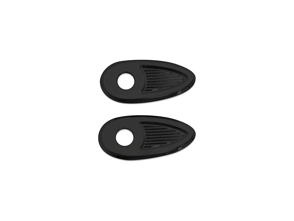Turn Signal Block Off Strut Plates – Black.