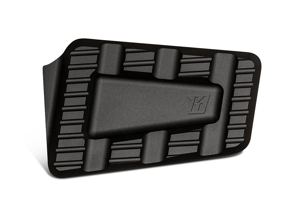 Trackboard Brake Pedal Pad – Black. Fits Touring 1980up, FL Softail 1986-2017 & Dyna Switchback 2012-2016.