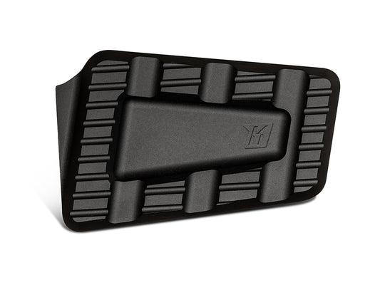 Trackboard Brake Pedal Pad – Black. Fits Touring 1980up, FL Softail 1986-2017 & Dyna Switchback 2012-2016.