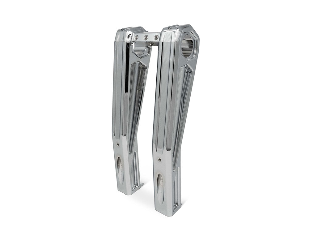 10in. Pullback Accent Pro Riser Kit – Chrome. Fits 1.25in. Handlebar.