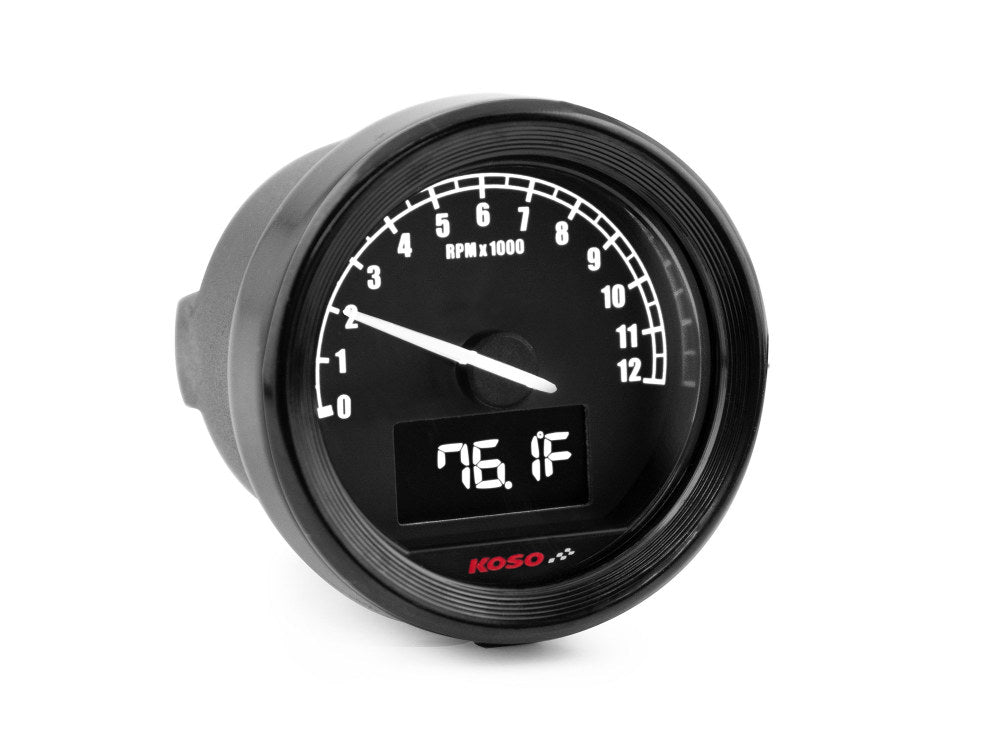 2-3/16in. Digital Tachometer – Black.