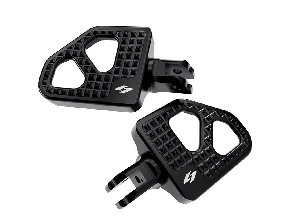 Max Lean Mini Rider Floorboards – Black. Fits Softail 2018up Rear Passenger