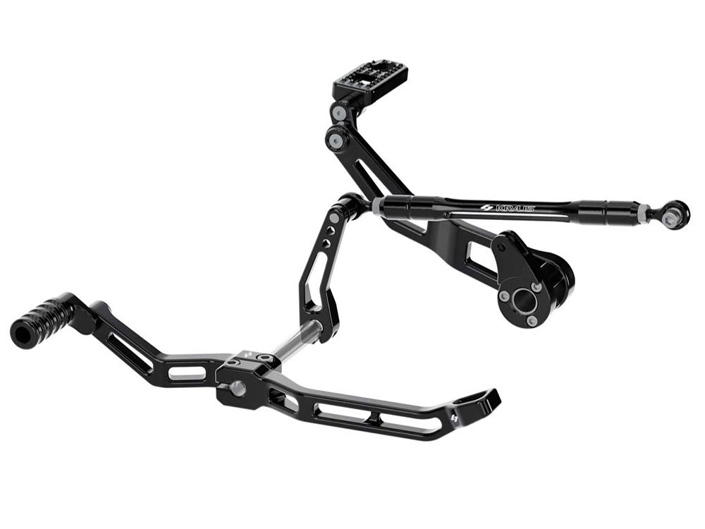 Max Lean Foot Controls – Black. Fits Touring 2014up.