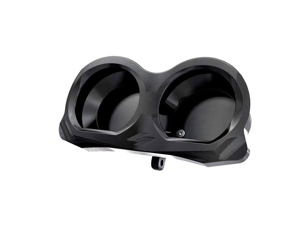 Lux Gauge Housing Relocation Kit – Black. Fits Road Glide 2015-2023