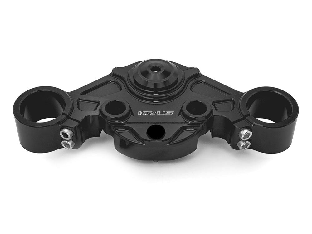 Wolf One Billet Bagger Top Clamp – Black. Fits Road Glide 2024up