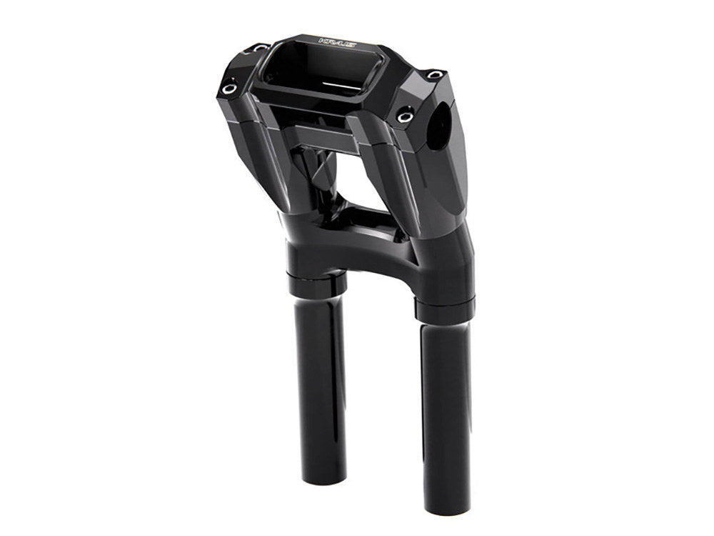 10in. Kickback x 1in. Clamp Core Isolated Riser Kit – Black. Fits Softail Street Bob, Low Rider ST, Standard & Breakout 2018-2024