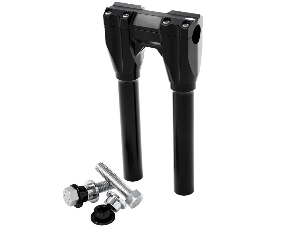 10in. Straight x 1in. Clamp Isolated Riser Kit – Black. Fits 1in. Handlebar