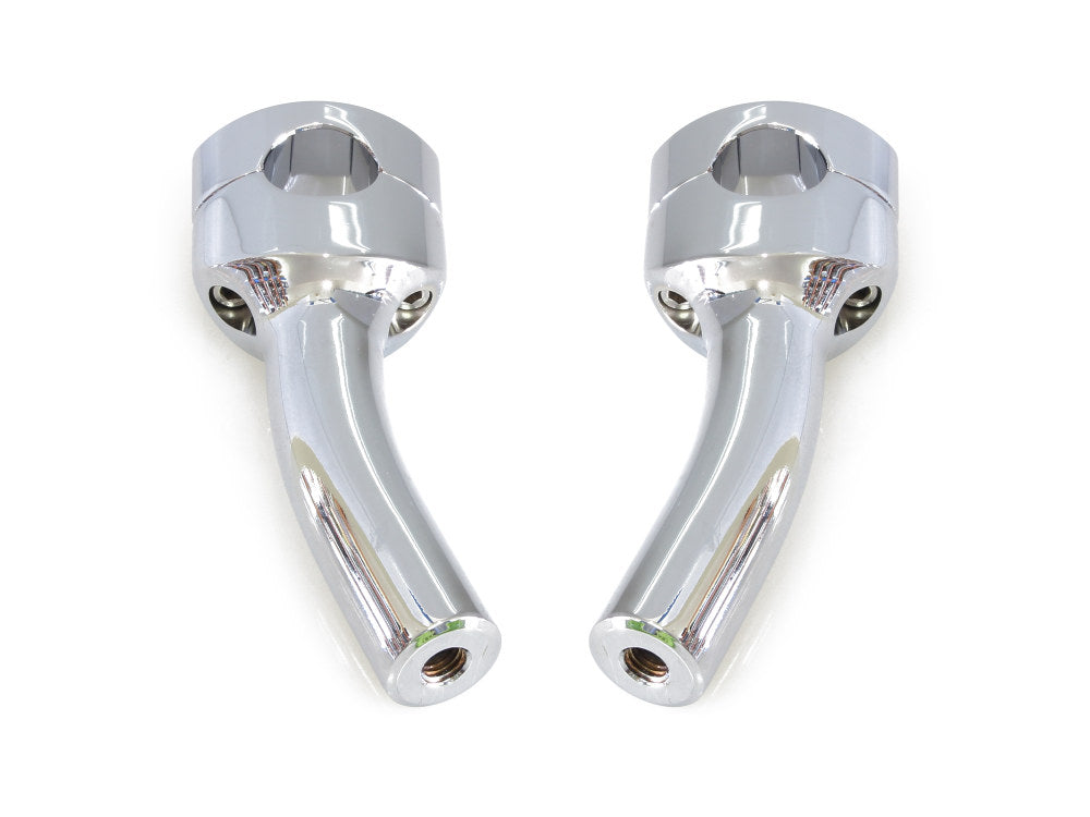 5.5in. Pullback Two Piece Riser Kit – Chrome. Fits 1-1/4in. Handlebar
