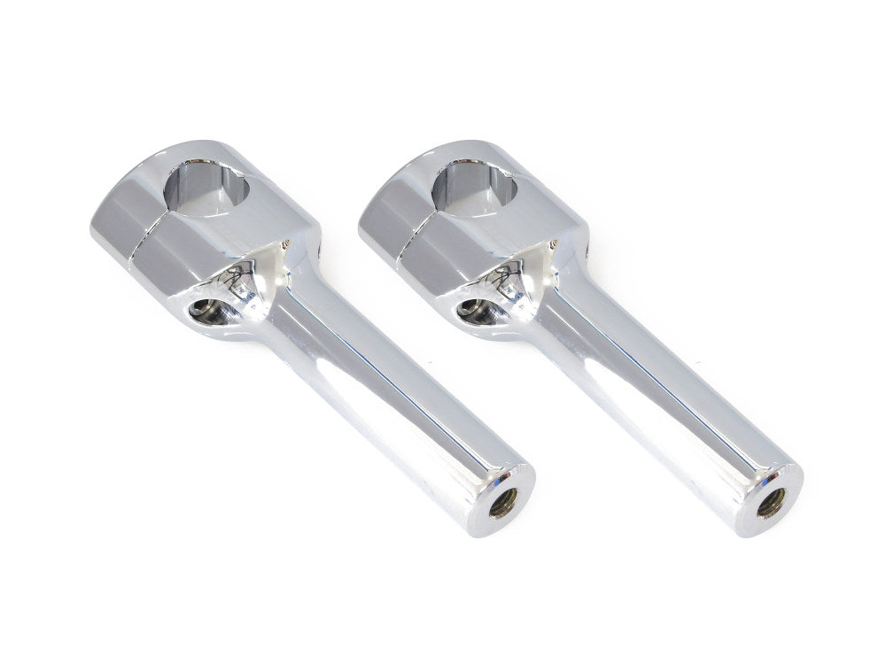 6in. Straight Two Piece Riser Kit – Chrome. Fits 1-1/4in. Handlebar