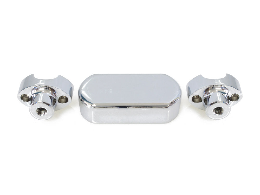 1-1/2in. Straight One Piece Riser Kit – Chrome. Fits 1-1/4in. Handlebar