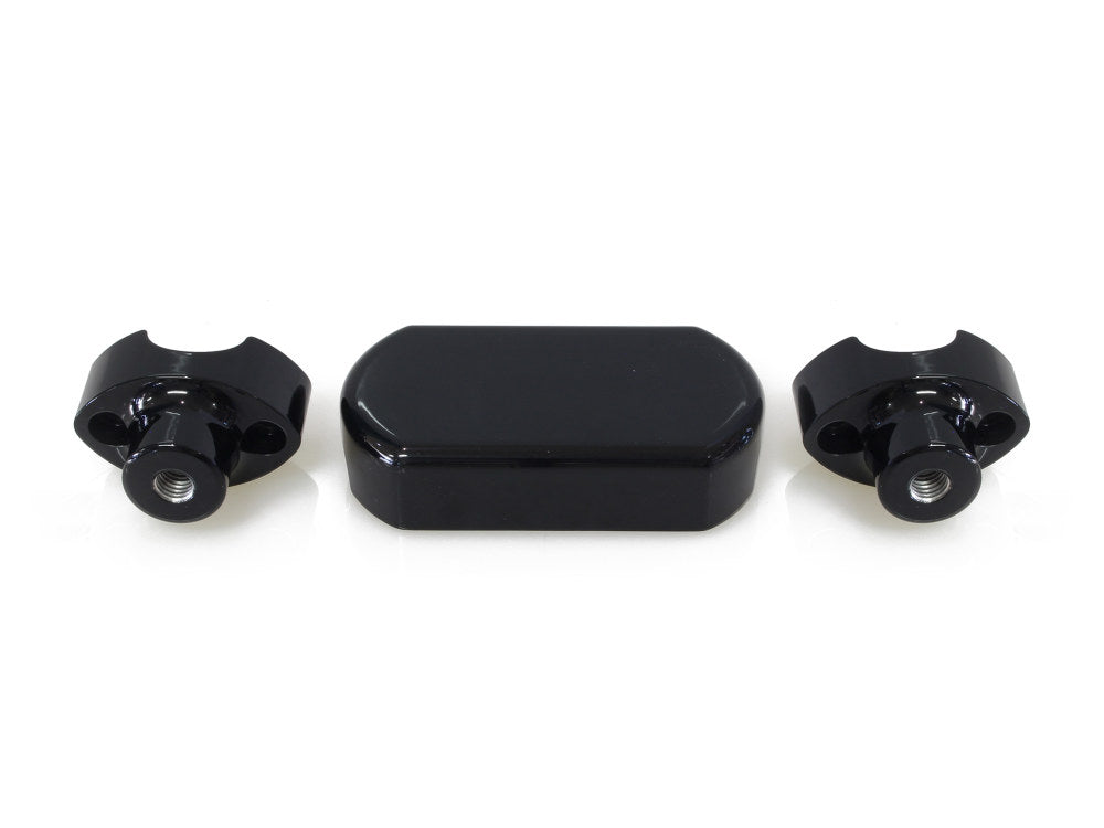 1-1/2in. Straight One Piece Riser Kit – Gloss Black. Fits 1-1/4in. Handlebar