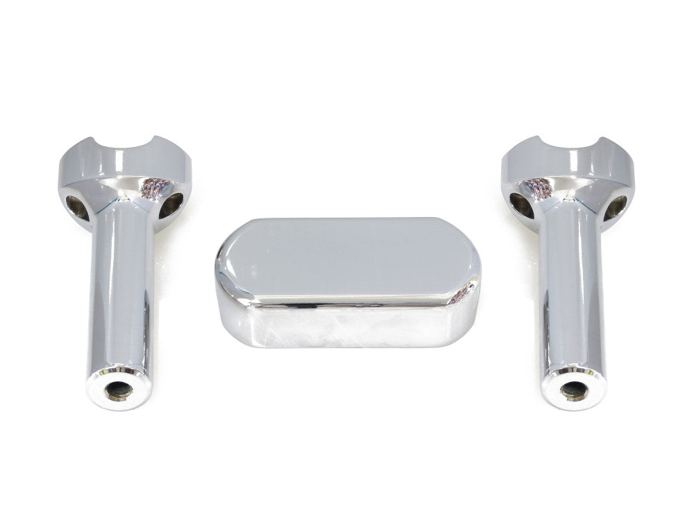 6in. Straight One Piece Riser Kit – Chrome. Fits 1-1/4in. Handlebar