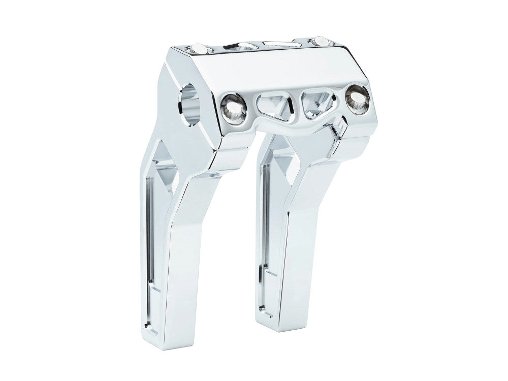 6in. Pullback Performance Risers – Chrome. Fits 1-1/4in. Handlebar