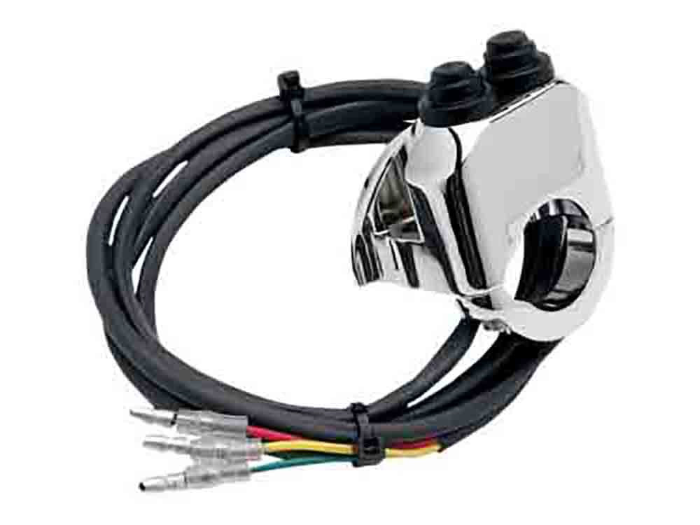 Handlebar Control Switch – Chrome. Fits 1in. or 1-1/4in. Bars Running Air Suspension.