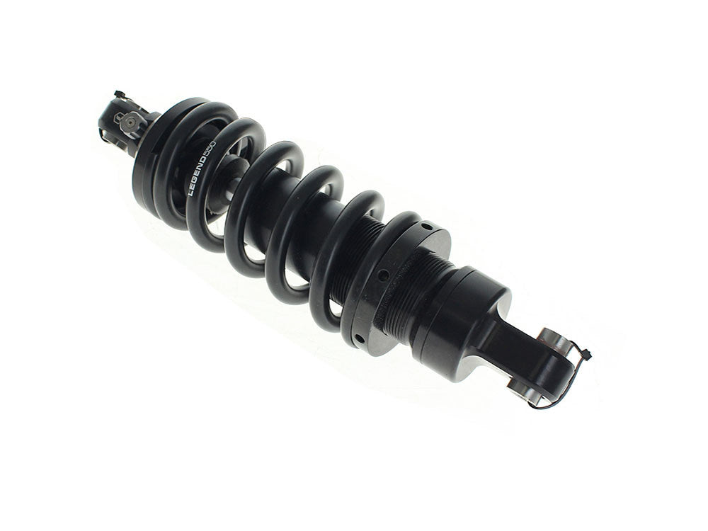 REVO-A Series, 12.5in. Adjustable Heavy Duty Rear Shock Absorbers – Black. Fits Softail 2018up.