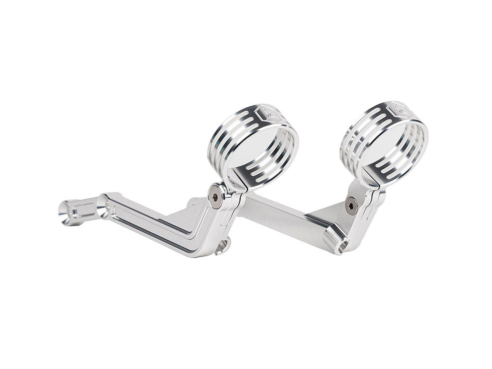 Revo ARC Remote Reservoir External Billet Mounting Brackets – Alloy. Fits Touring 2014-2024