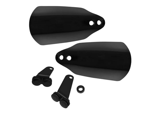 Handguards – Black. Fits XL883N Iron 2009-2021 & XL1200X Forty-Eight 2016-2021